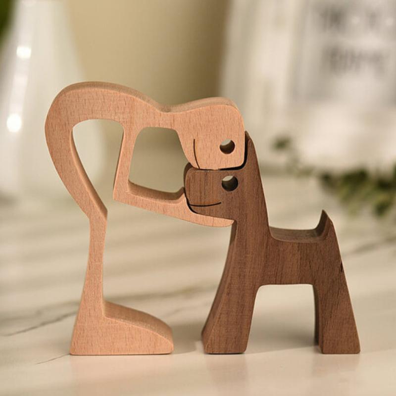 Maliben | Animal Lover Wooden Sculpture Table Decoration