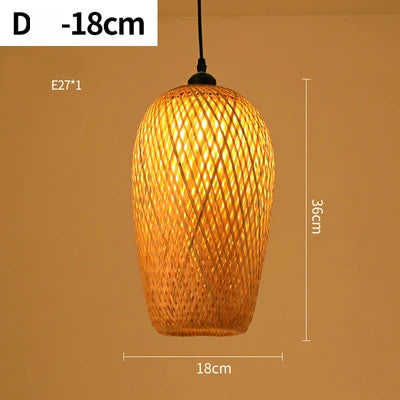 Maliben | Handmade Rattan Pendant Light - Rayalight