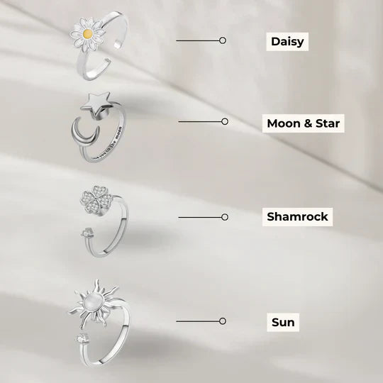 Maliben | Calmring Nua - Stylish Ring For Stress And Anxiety