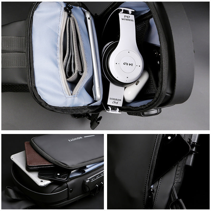 Maliben | Casual Multifuntional Anti-Theft Chest Bag For Men