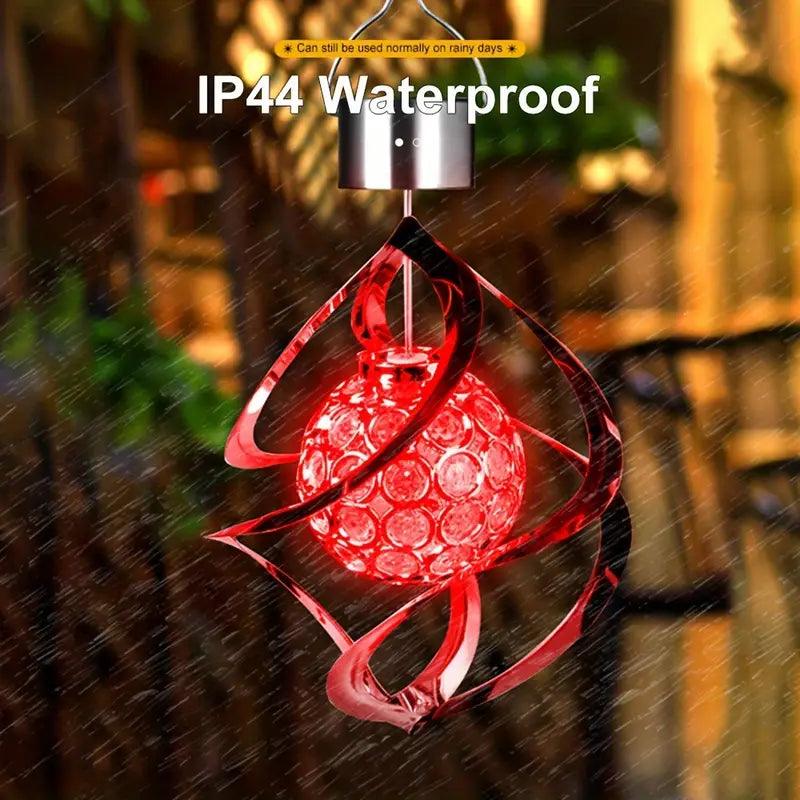 Maliben | Solarwind Sound Light | Solar Wind Chime With Color Change | Weatherproof & Energy Saving | For Garden, Balcony & Terrace