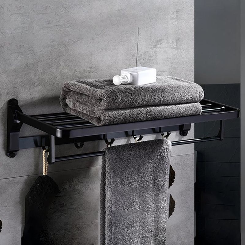 Maliben | Modern 5/6-Piece Bathroom Accessory Set With Bathroom Shelf/Robe Hooks/Towel Bar