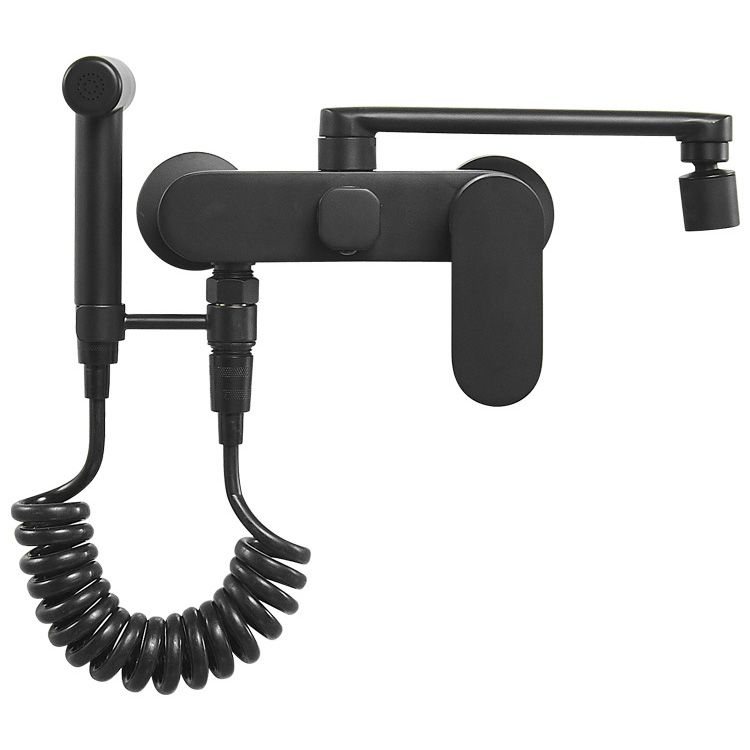 Maliben | Metal Bathtub Faucet Trim Contemporary Lever Handle Bathtub Faucet Trim