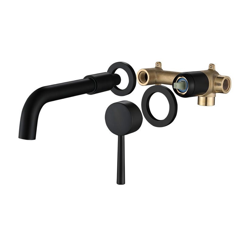 Maliben | Industrial Wall-Mounted Bathroom Faucet 2-Hole Swivel Spout Basin Faucet