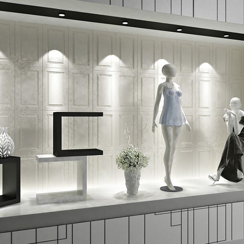 Maliben | Modern Style Interior Wall Cladding Peel And Stick Geometric Texture Wall Cladding