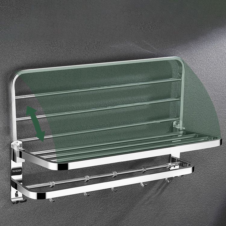 Maliben | Contemporary Bathroom Accessory Set Made Of Chrome-Plated Stainless Steel With Bathrobe Hooks/Towel Rail