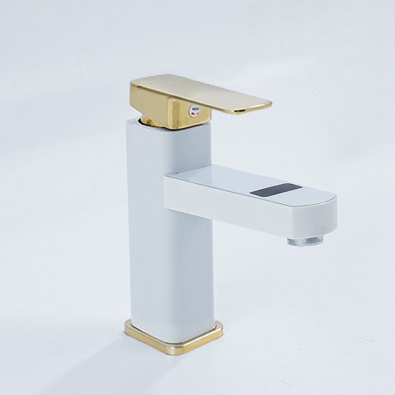 Maliben | Contemporary Sink Faucet Digital Display Monochrome Low Arch Basin Bathroom Sink
