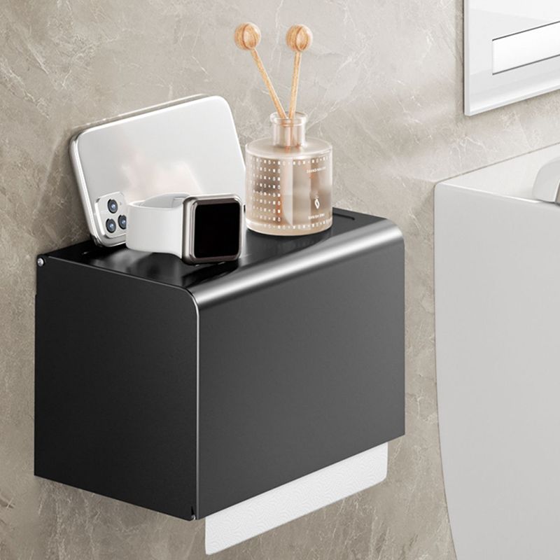 Maliben | Modern Bathroom Set Matte Black Bathroom Shelf Towel Holder Bathroom Accessories Set