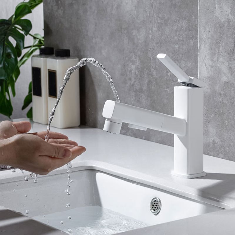 Maliben | Lever Handle Faucet Pull-Out Basin Faucet With Swivel Spout