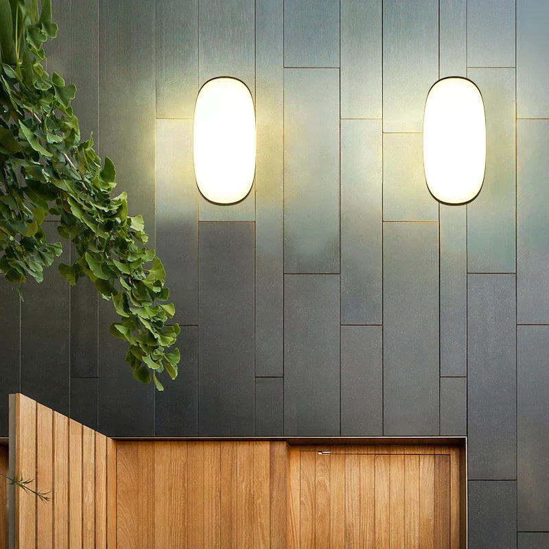 Maliben | Outdoor Wall Lamp Led Waterproof Ip65 Black Modern