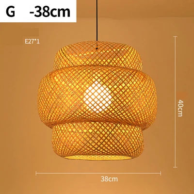 Maliben | Handmade Rattan Pendant Light - Rayalight