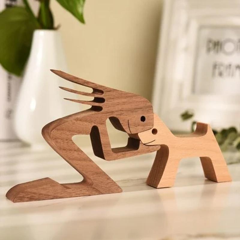Maliben | Animal Lover Wooden Sculpture Table Decoration