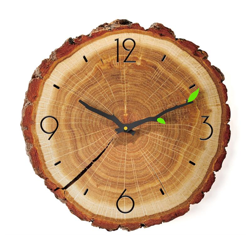 Maliben | Wooden Annual Rings Wall Clock