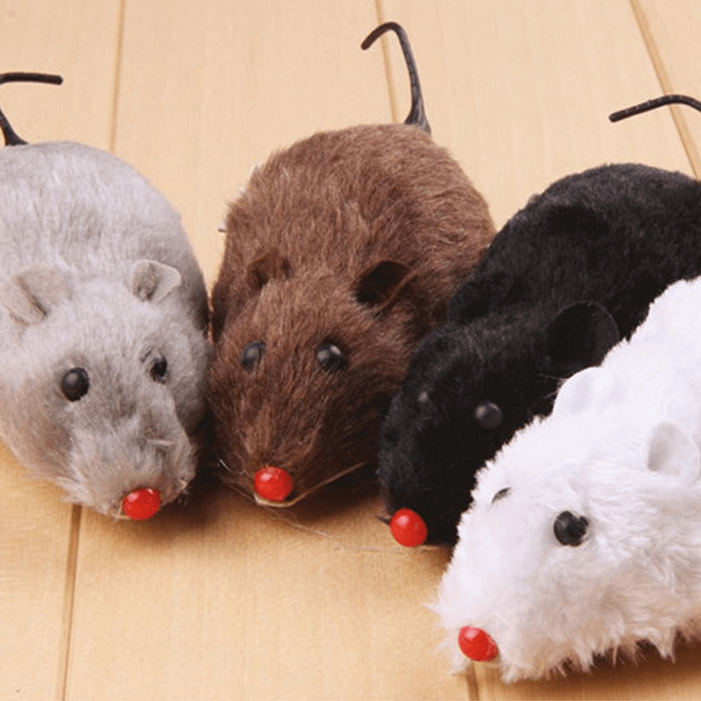 Wind-Up Interactive Cat Mouse Toy