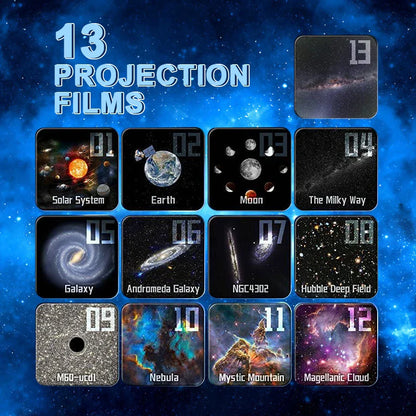 Maliben | 13-In-1 Galaxy Night Light & Projector – Orion