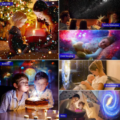 Maliben | 13-In-1 Galaxy Night Light & Projector – Orion