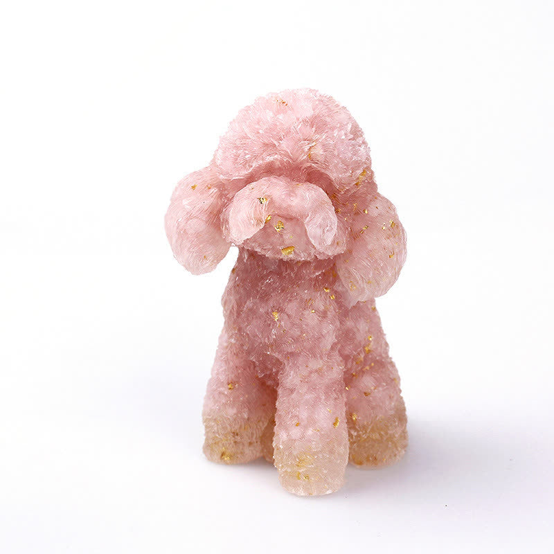 Maliben | Natural Crystal Poodle Gemstone Decoration