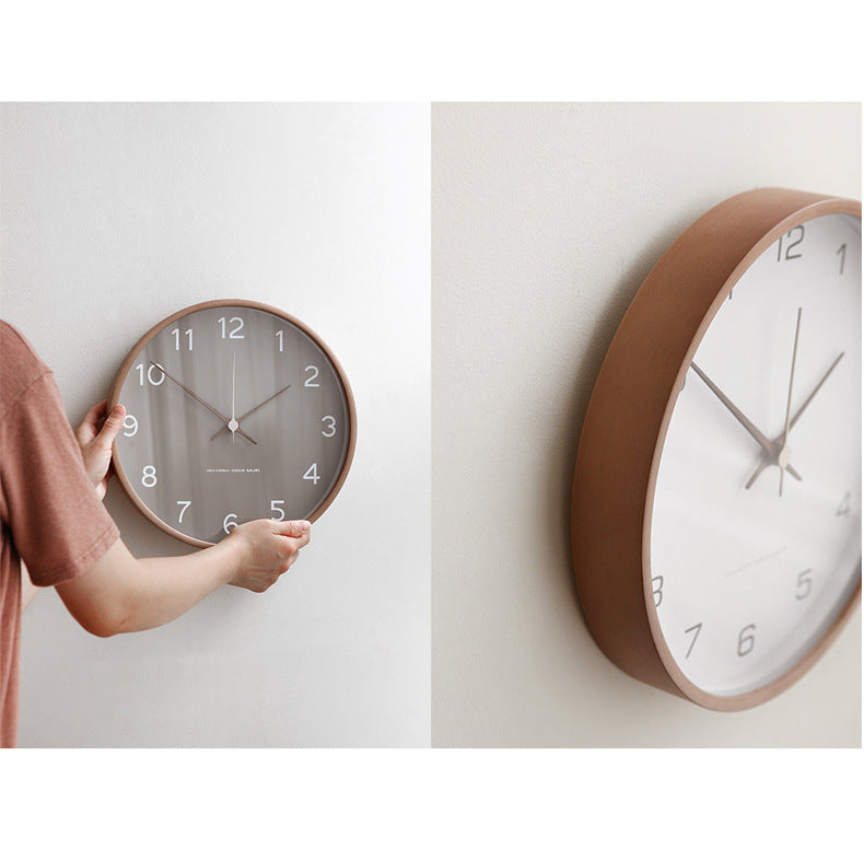 Maliben | Rustic Wooden Wall Clock – Quiet Timeless Addition For Your Interior