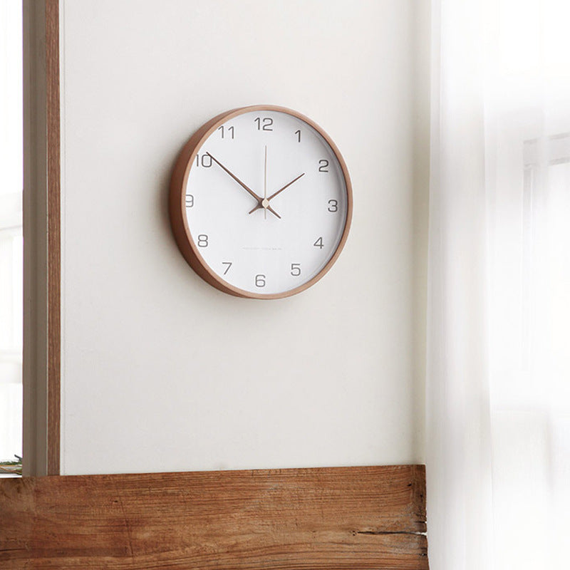Maliben | Rustic Wooden Wall Clock – Quiet Timeless Addition For Your Interior