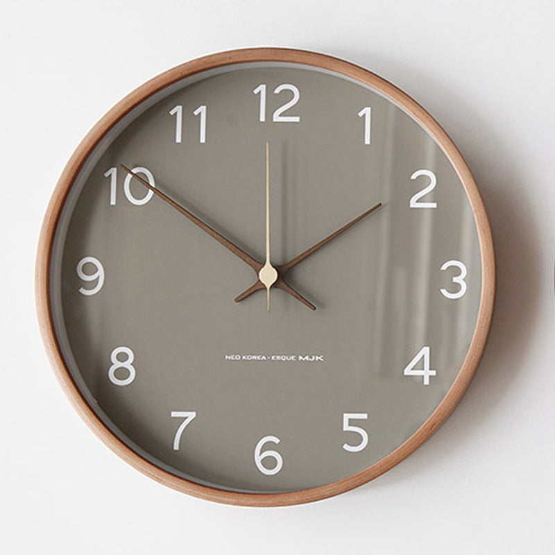 Maliben | Rustic Wooden Wall Clock – Quiet Timeless Addition For Your Interior