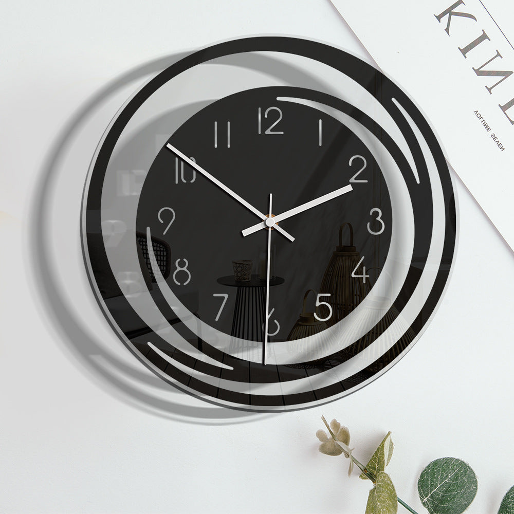 Maliben | Elegant Silent Wall Clock In Acrylic – Modern And Stylish