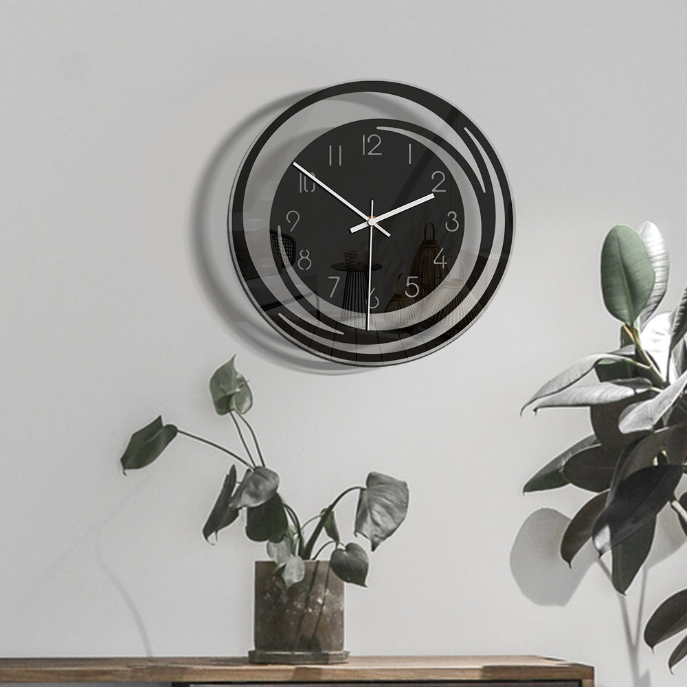 Maliben | Elegant Silent Wall Clock In Acrylic – Modern And Stylish