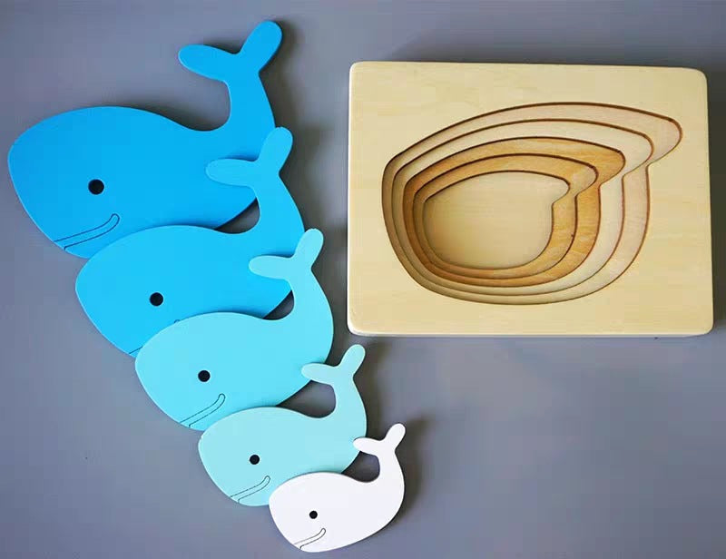 Maliben | Ecotoys Animato™ | Stimulate Learning Through Play - Animals 3d Wooden Puzzle