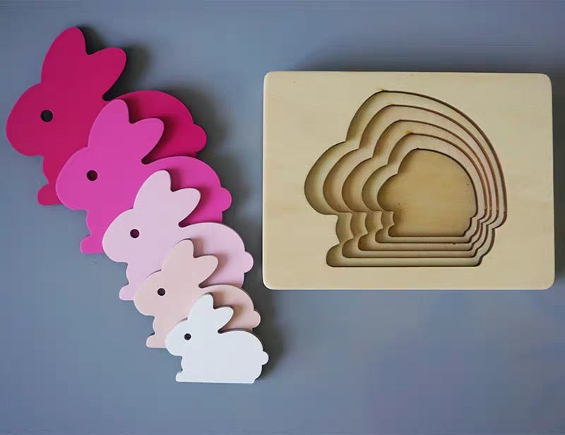 Maliben | Ecotoys Animato™ | Stimulate Learning Through Play - Animals 3d Wooden Puzzle