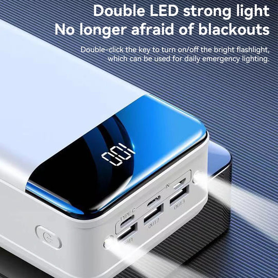 Maliben | 50000mah Powerbank With High Capacity And Fast Charging For Phone Tablet And Laptop