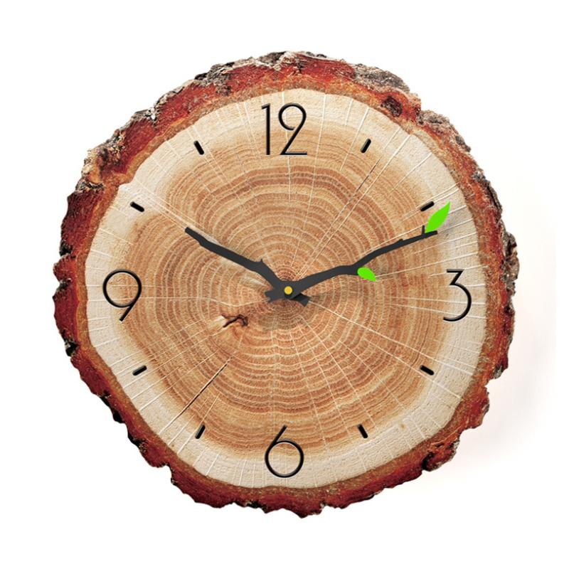 Maliben | Wooden Annual Rings Wall Clock