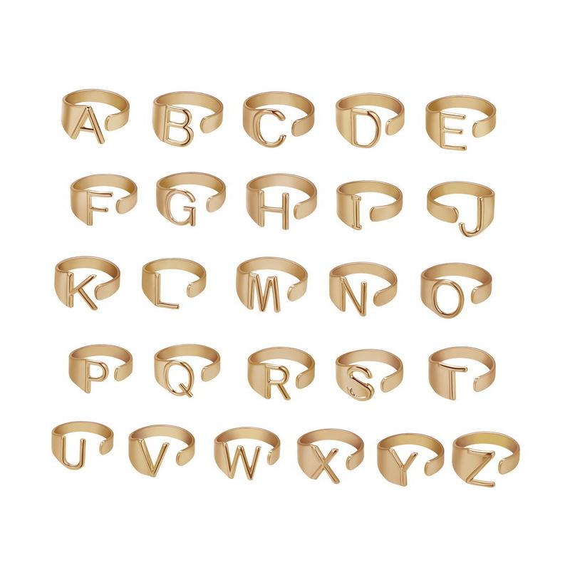 Maliben | Initial A-Z Letter Ring