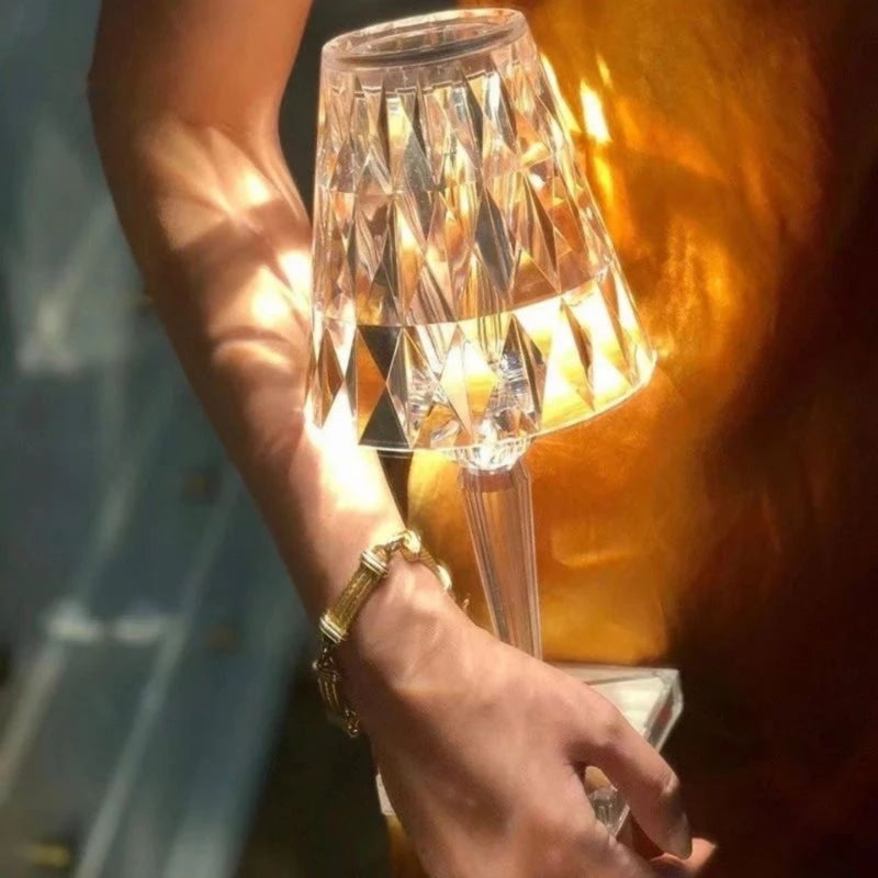 Maliben | Crystal Table Lamp With Touch Control - Lumecrystal