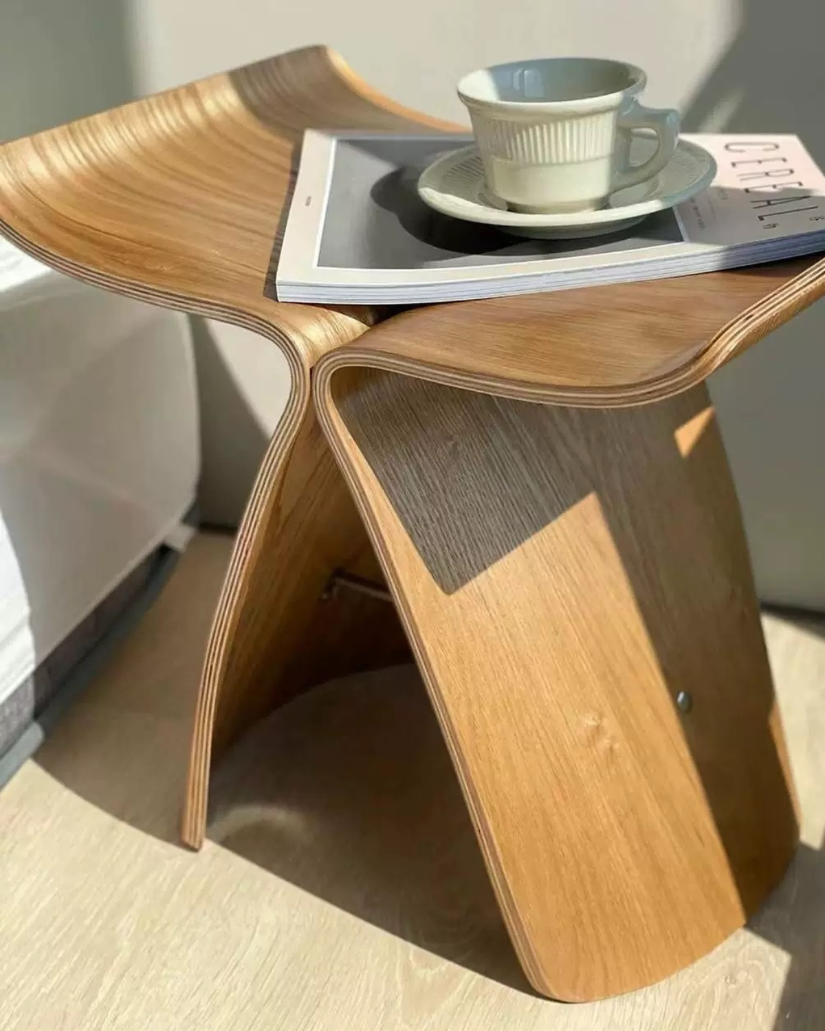 Maliben | Vintage Butterfly Side Table