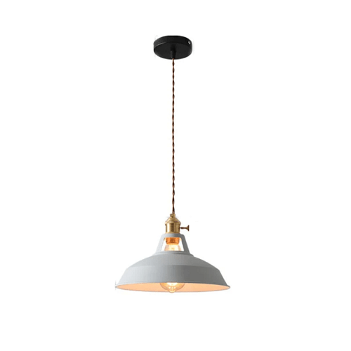 Maliben | Vintage Pastel Pendant Lamp - Metallic Elegance - Soft Ambiance