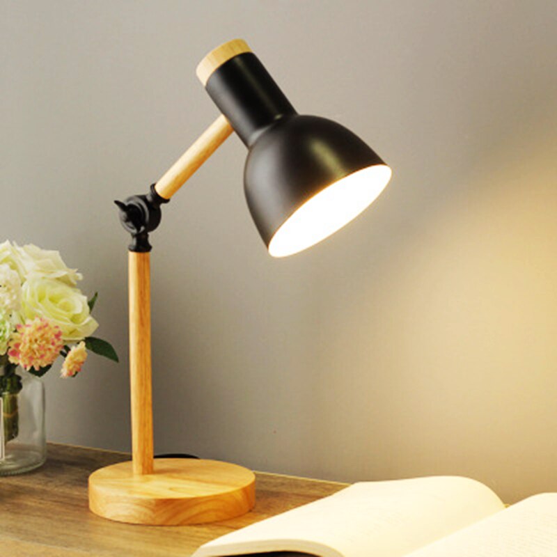 Maliben | Nordic Wooden Led Desk Lamp