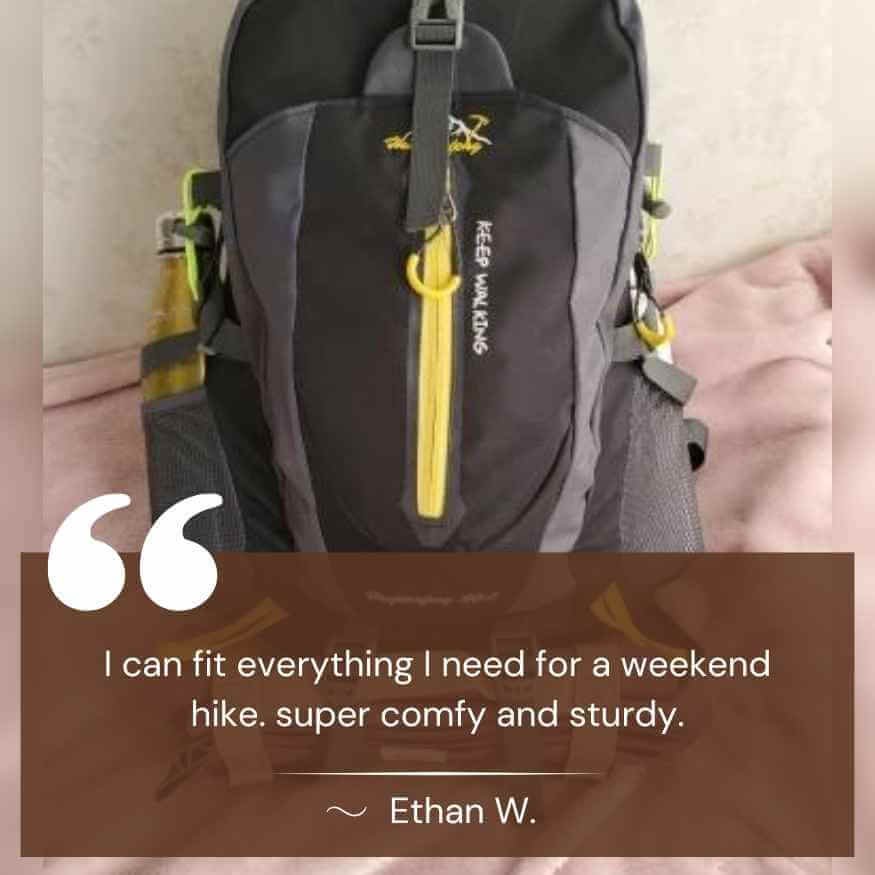 Maliben | 40l Waterproof Hiking Backpack With Multiple Compartments For Outdoor Adventures And Travel