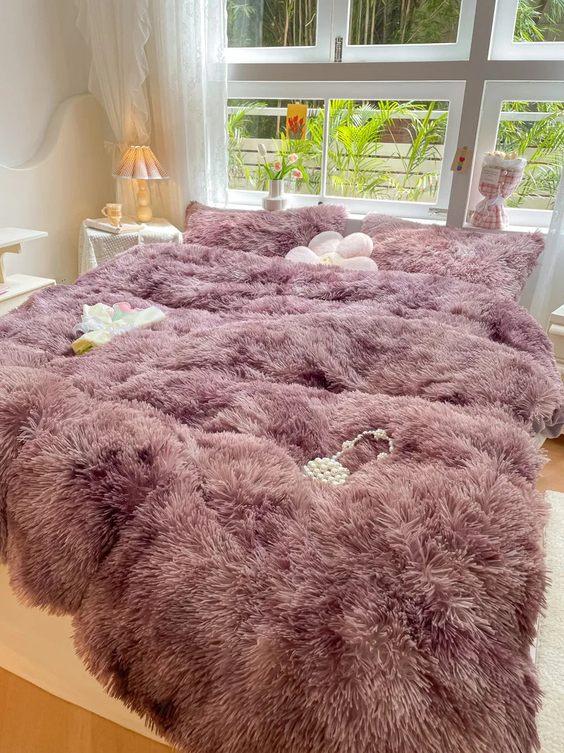 Maliben | Candy Color Soft Duvet Cover - Fluffcandy