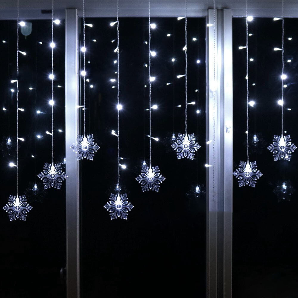 Maliben | Snowflake Remote Control Ice Strip Light Blinking Led Decorative String Lights