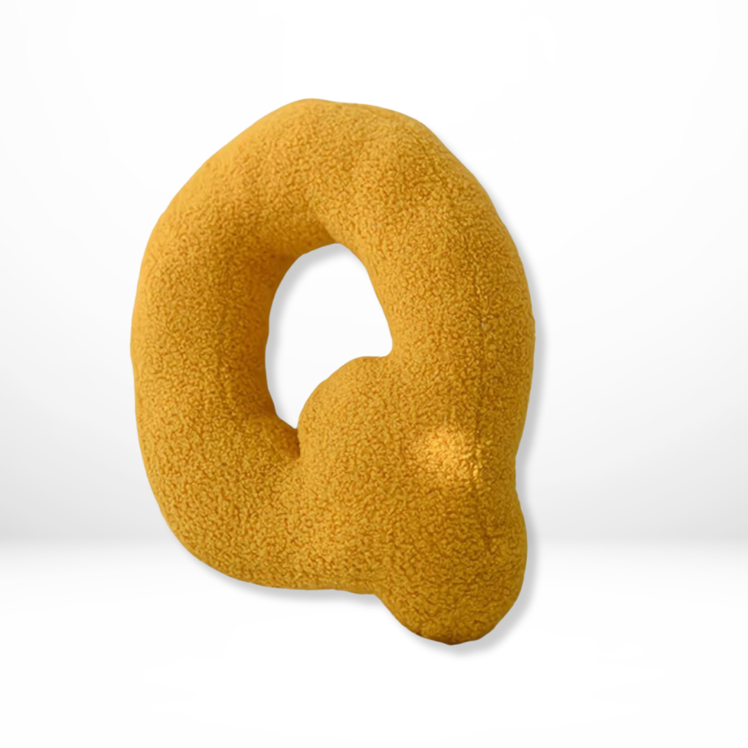 Maliben | Velvet Alphabet Decorative Cushion With Letters A To Z