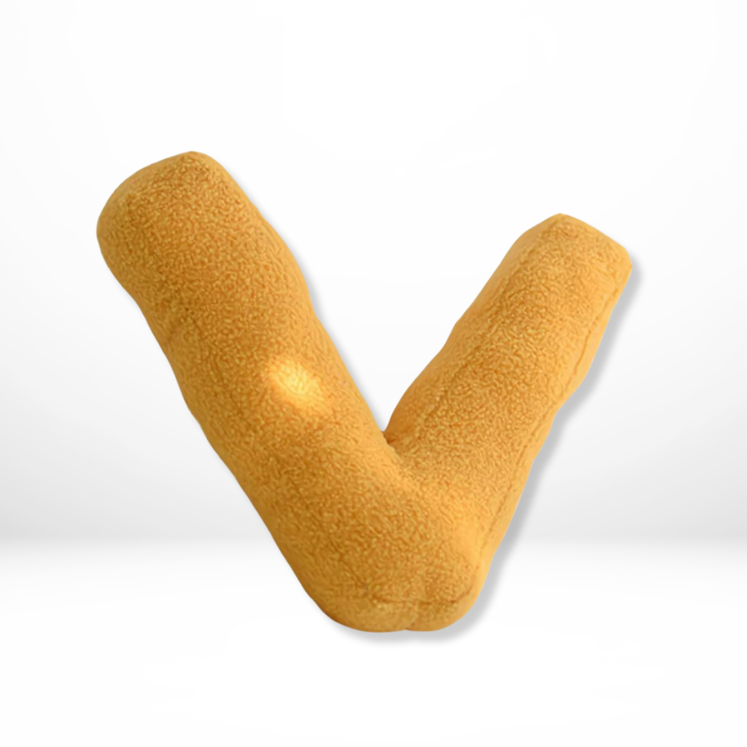 Maliben | Velvet Alphabet Decorative Cushion With Letters A To Z
