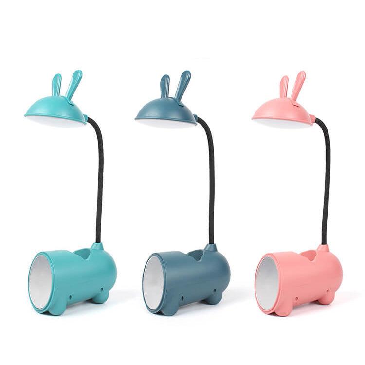 Maliben | Lumobun Table Lamp – Cute Led Desk Lamp With Pen Holder And Usb Connection