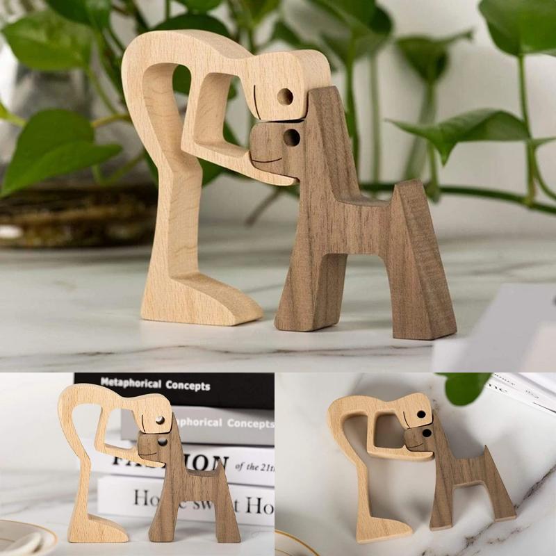 Maliben | Animal Lover Wooden Sculpture Table Decoration
