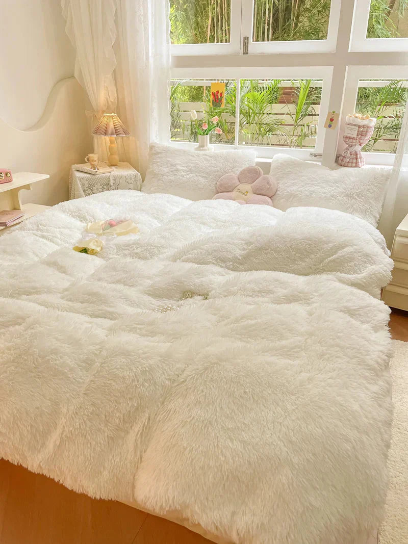 Maliben | Candy Color Soft Duvet Cover - Fluffcandy