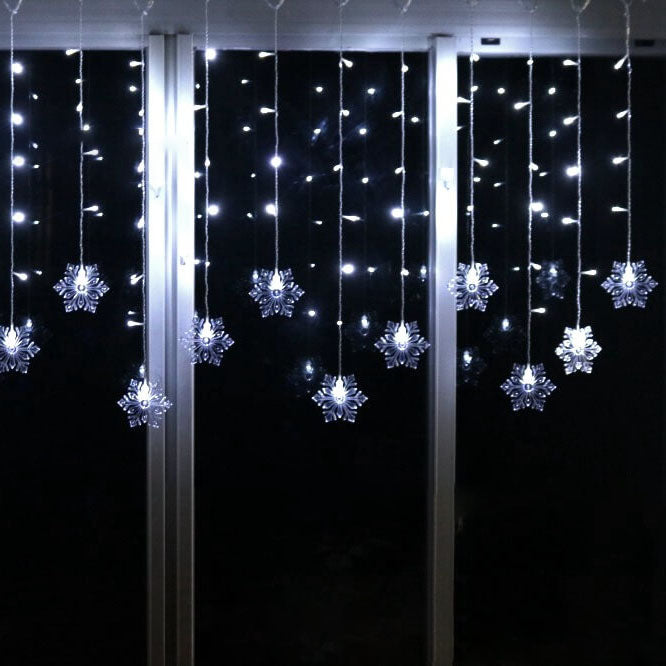 Maliben | Snowflake Remote Control Ice Strip Light Blinking Led Decorative String Lights