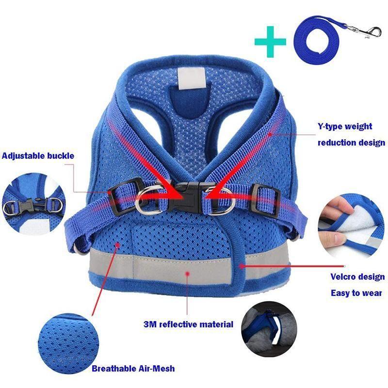 Maliben | Reflective Safety Dog Harness and Leash Set Offer