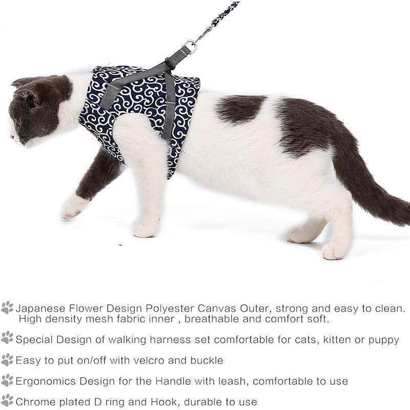 Maliben | Escape-Proof Adjustable Cat Walking Harness