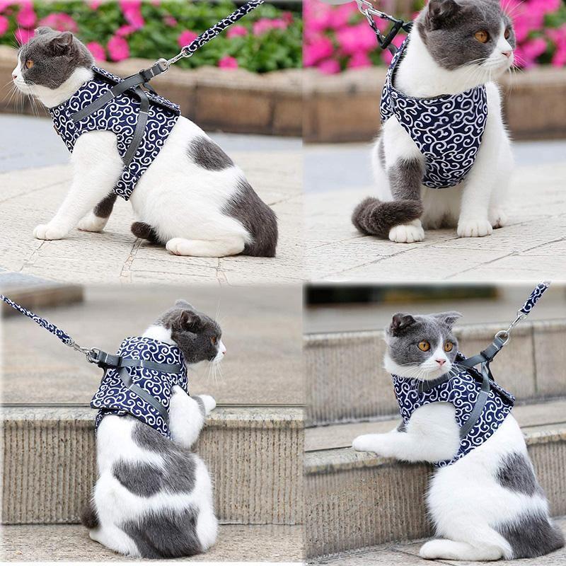 Maliben | Escape-Proof Adjustable Cat Walking Harness