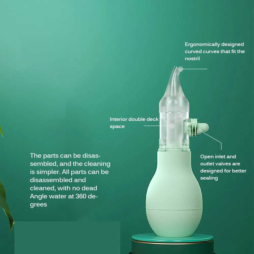 Maliben | Nose Sucker For Babies – Gentle Baby Nose Cleaner With Soft Silicone Tip