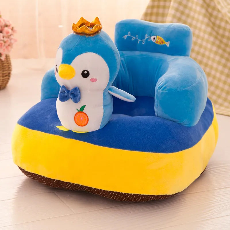 Maliben | Baby Seat Aid Made Of Plush – Animal Seat Trainer Cover For Independent Sitting