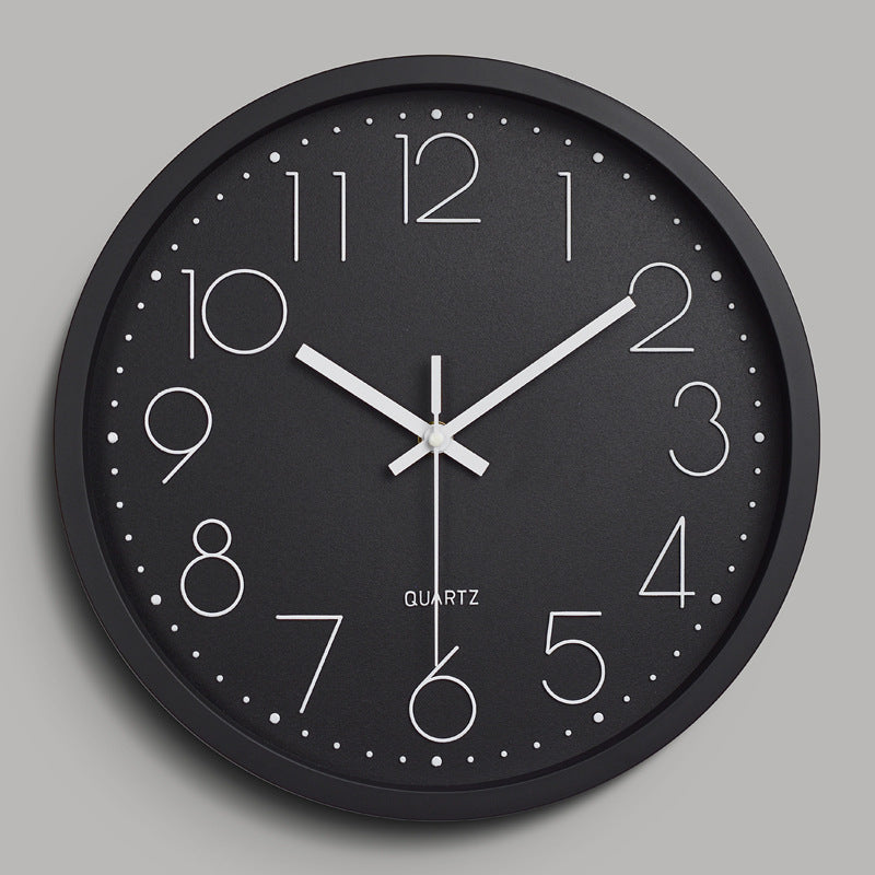 Maliben | Simple Design 3D Silent Classroom Wall Clock 30 cm